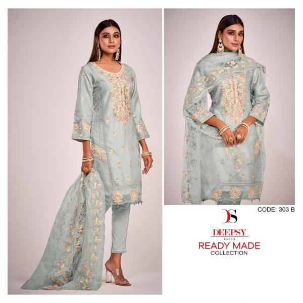 Deepsy 303 Readymade Fancy Designer Pakistani Suits Collection